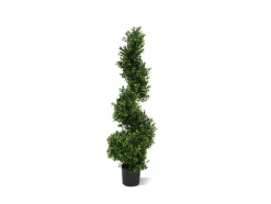 Designplants/Luca Lifestyle Buxus Spirale Kunstbaum (h:100 cm) mit Bordo Balloon Blumentopf