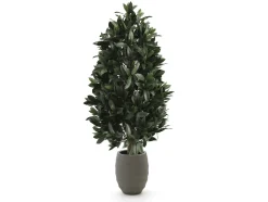 Designplants/Luca Lifestyle Lorbeer Pyramide Kunstpflanze (h:150 cm) mit Bordo Tall Balloon Blumentopf