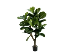 Designplants/Luca Lifestyle Lyrata Y Kunstbaum (h:130 cm) mit Bordo Tall Balloon Blumentopf