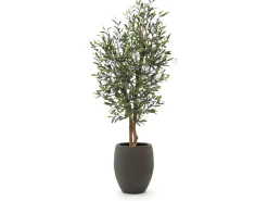 Designplants/Luca Lifestyle Oliven Kunstbaum (h:150 cm) mit Terreno Tall Balloon Blumentopf