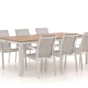 Forza Altea/Fidenza 220 cm Gartenmöbel-Set 7-teilig stapelbar