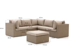 Forza Cecita Ecklounge-Set 6-teilig 5-Sitzer