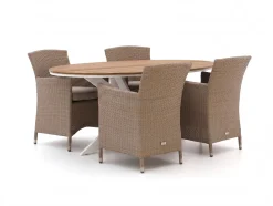 Forza Cecita/Fidenza oval 180 cm Gartenmöbel-Set 5-teilig
