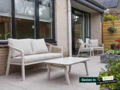 Forza Iseo Sessel-Sofa Lounge-Set 4-teilig