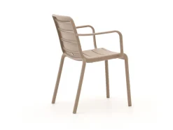 Forza Narni/ROUGH-K ø 115 cm Gartenmöbel-Set 5-teilig stapelbar