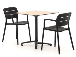 Forza Pazzia/Canzo 70 cm Gartenmöbel-Set 3-teilig stapelbar