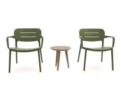 Forza Pazzia/ROUGH-K Balkonmöbel-Set 3-teilig