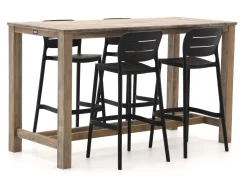 Forza Pazzia/ROUGH-X 180 cm Gartenbar-Set 5-teilig stapelbar