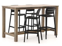 Forza Pazzia/ROUGH-X 180 cm Gartenbar-Set 5-teilig stapelbar