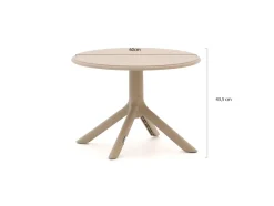 Forza Rieti Gartentisch ø 60 cm (h:43,5 cm)