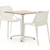 Forza Ripi/Canzo 70 cm Gartenmöbel-Set 3-teilig stapelbar klappbar