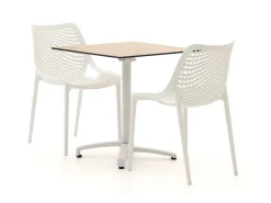 Forza Ripi/Canzo 70 cm Gartenmöbel-Set 3-teilig stapelbar klappbar