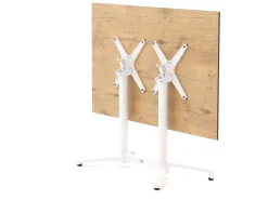 Forza Ripi/Canzo 140 cm Gartenmöbel-Set 5-teilig stapelbar klappbar