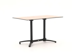 Forza Ripi/Canzo 140 cm Gartenmöbel-Set 5-teilig stapelbar klappbar