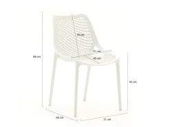 Forza Ripi/Fidenza 220 cm Gartenmöbel-Set 7-teilig stapelbar