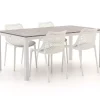 Forza Ripi/Fidenza 183 cm Gartenmöbel-Set 5-teilig stapelbar