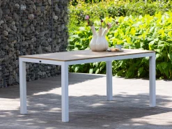 Forza Ripi/Fidenza 160 cm Gartenmöbel-Set 5-Teilig Stapelbar