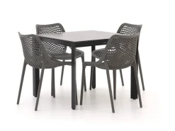 Forza Ripi/Sestino 90 cm Gartenmöbel-Set 5-Teilig Stapelbar