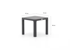 Forza Russi Beistelltisch Outdoor 45x45x40 cm