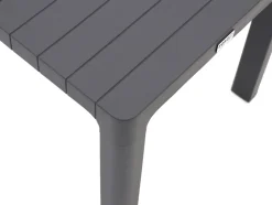 Forza Russi Gartenliegen-Set 3-teilig stapelbar verstellbar