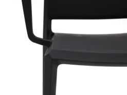 Forza Sile/Canzo 120 cm Gartenmöbel-Set 5-teilig stapelbar klappbar