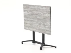 Forza Sile/Canzo 120 cm Gartenmöbel-Set 5-teilig stapelbar klappbar