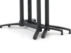 Forza Sile/Canzo 120 cm Gartenmöbel-Set 5-teilig stapelbar klappbar