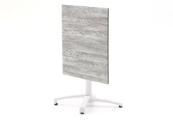 Forza Sile/Canzo 80 cm Gartenmöbel-Set 5-teilig stapelbar klappbar