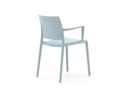 Forza Sile/Canzo 80 cm Gartenmöbel-Set 5-teilig stapelbar klappbar