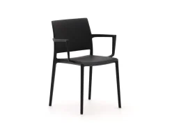 Forza Sile/Canzo 140 cm Gartenmöbel-Set 5-teilig stapelbar klappbar