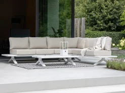Forza Sile/Fidenza 160 cm Gartenmöbel-Set 5-teilig stapelbar