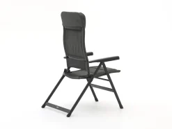 Forza Tione Gartenstuhl Hochlehner mit Gartenhocker