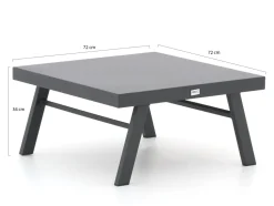 Forza Vadena Loungetisch 72x72x34 cm