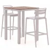 Forza Vico/Fidenza 80 cm Gartenbar-Set 3-teilig