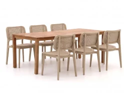 Forza Xitta/Liverpool 210 cm Gartenmöbel-Set 7-teilig