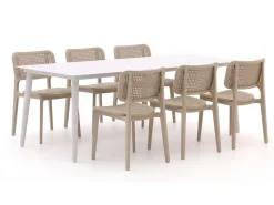 Forza Xitta/Sora 220 cm Gartenmöbel-Set 7-teilig