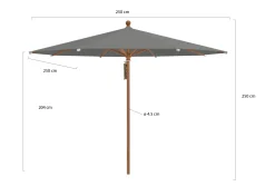 Glatz Piazza Sonnenschirm ø 250 cm