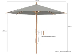 Glatz Piazzino Sonnenschirm ø 350 cm