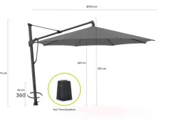 Glatz Sombrano S+ Easy Ampelschirm ø 350 cm