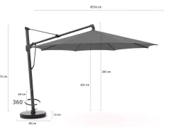Glatz Sombrano S+ Easy Ampelschirm ø 350 cm