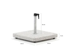 Glatz Sonnenschirmständer 55 kg für Alu-Smart, Alu-Twist