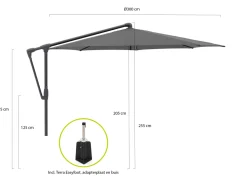 Glatz Sunwing Casa Ampelschirm ø 300 cm