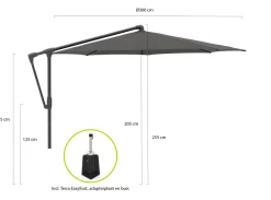 Glatz Sunwing Casa Ampelschirm ø 300 cm