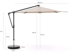 Glatz Sunwing Casa Ampelschirm ø 330 cm