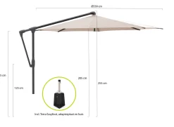 Glatz Sunwing Casa Ampelschirm ø 330 cm