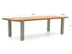 Hartman Almeria Gartentisch 280x100x77 cm