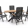 Hartman Da Vinci/Stephanie 200 cm Gartenmöbel-Set 5-teilig verstellbar