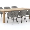 Hartman Delphine/ROUGH-X 240 cm Gartenmöbel-Set 7-teilig