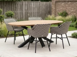 Hartman Delphine/Stephanie 200cm dining tuinset 5-delig