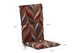 Hartman Fiber Auflage Hochlehner 123x50 cm